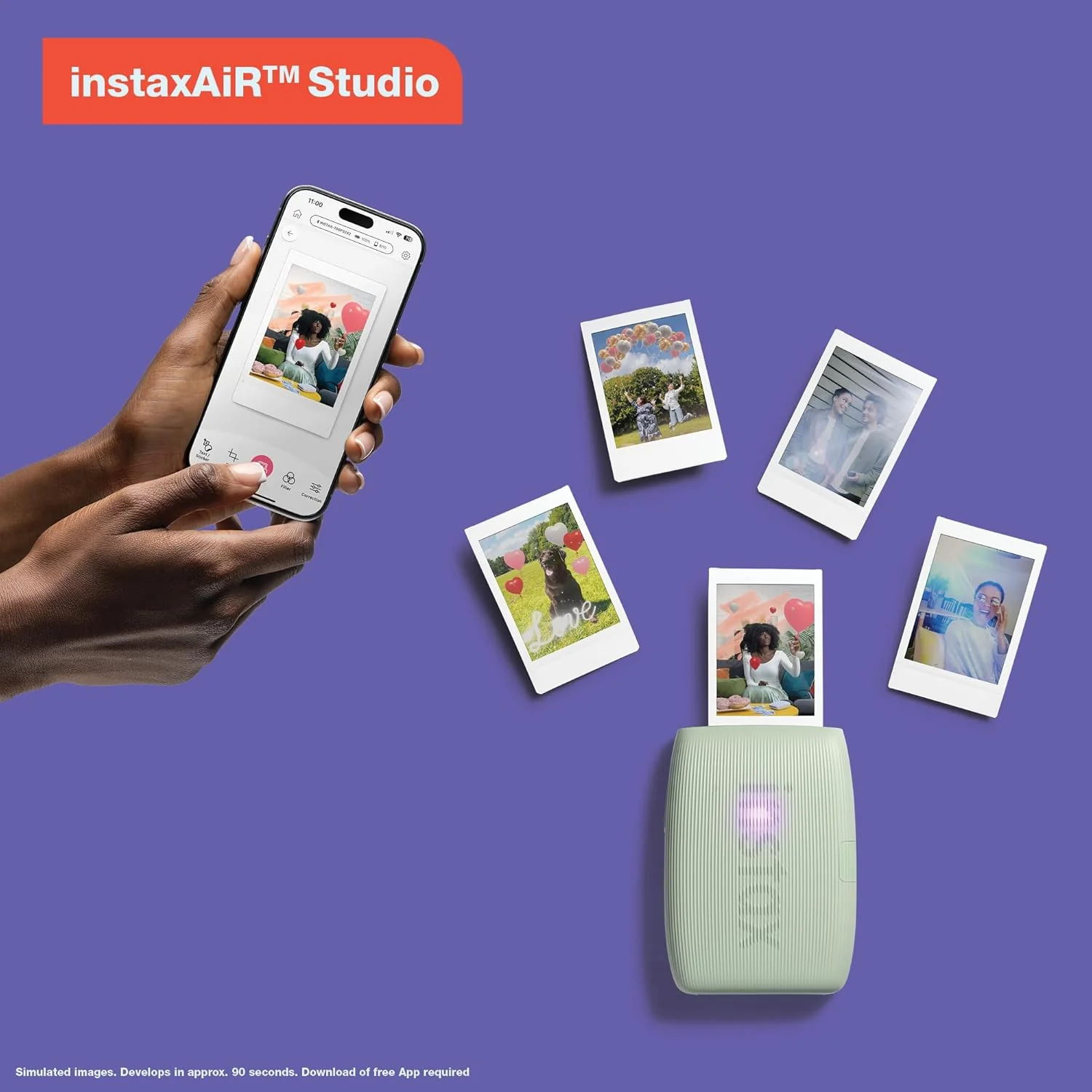 Impresora Fotográfica Fujifilm Instax Mini Link 3 – Imprime desde tu Smartphone con Instax AiR Studio™ y Click to Collage - Image 4