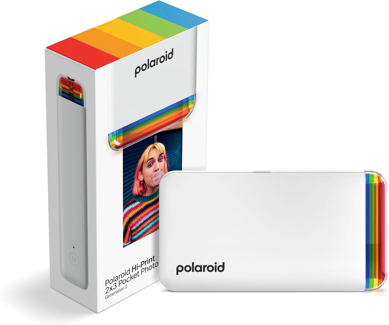 Polaroid Hi-Print 2x3: Imprime tus Fotos del Móvil al Instante - Bluetooth y Papel Autoadhesivo