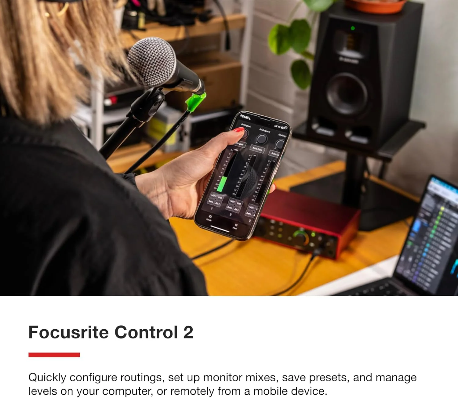 Interfaz de Audio Focusrite Scarlett 16i16 4th Gen – 16 In/Out con Convertidores RedNet y Auto Gain - Image 6