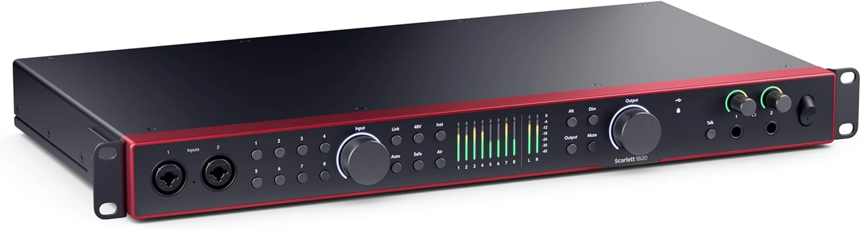 Interfaz de Audio Focusrite Scarlett 16i16 4th Gen – 16 In/Out con Convertidores RedNet y Auto Gain - Image 8
