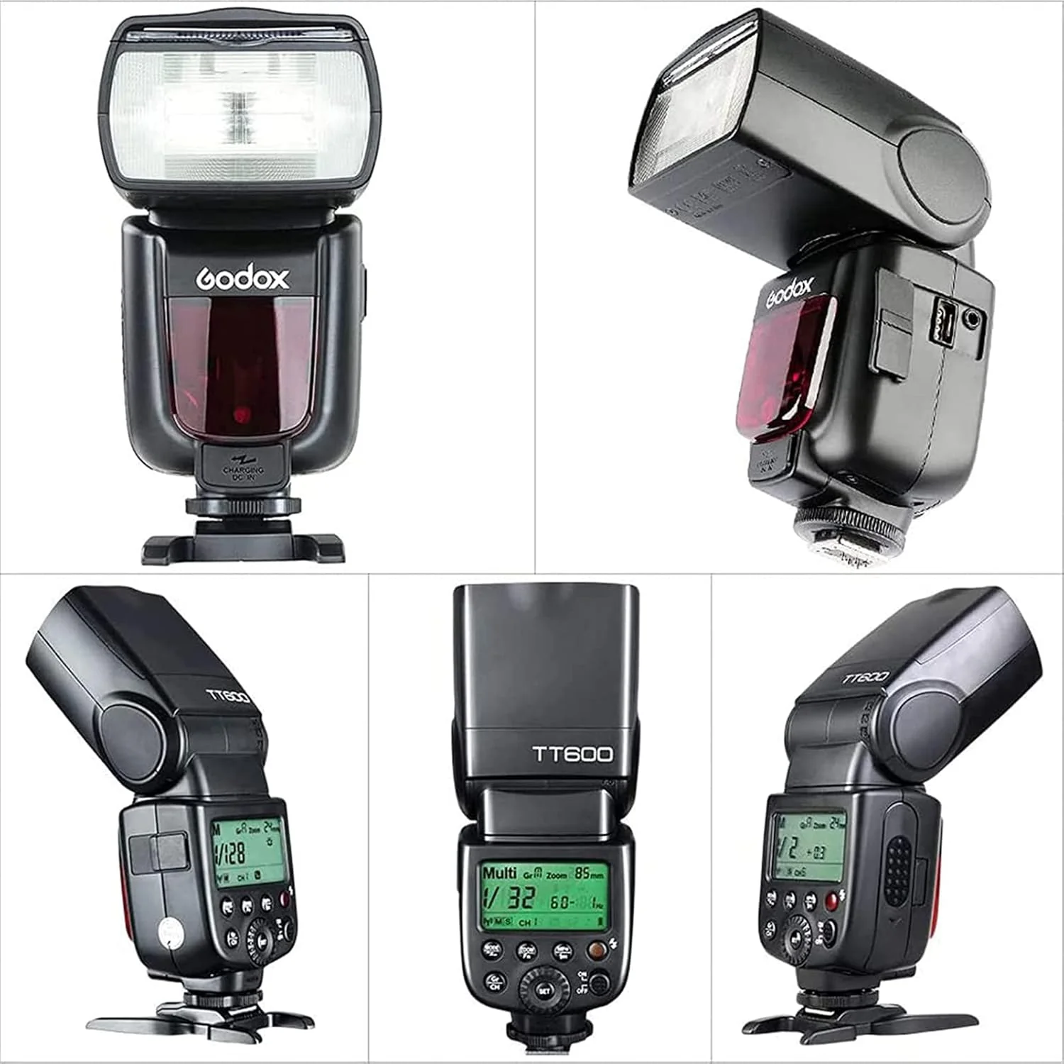 Kit Flash Godox TT600 + Disparador X2T-C y Accesorios - Image 2