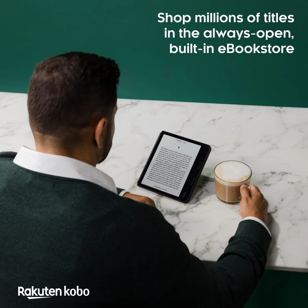 Kobo Sage Lector Electrónico de 8” HD, a Prueba de Agua (Waterproof), Reducción de Luz Azul y Bluetooth - Image 9
