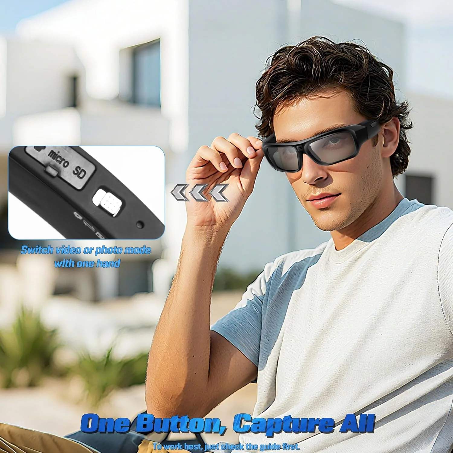 Lentes con cámara 4K mejoradas (2025), Lentes inteligentes con cámara - Image 6