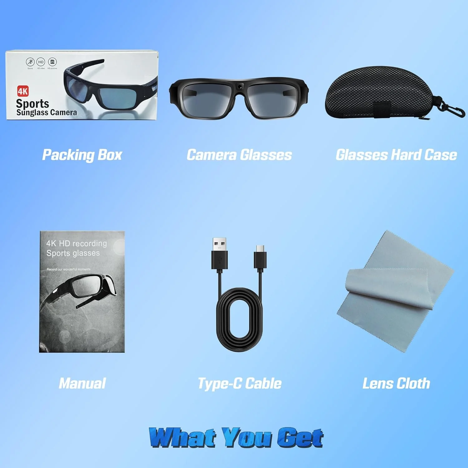 Lentes con cámara 4K mejoradas (2025), Lentes inteligentes con cámara - Image 9