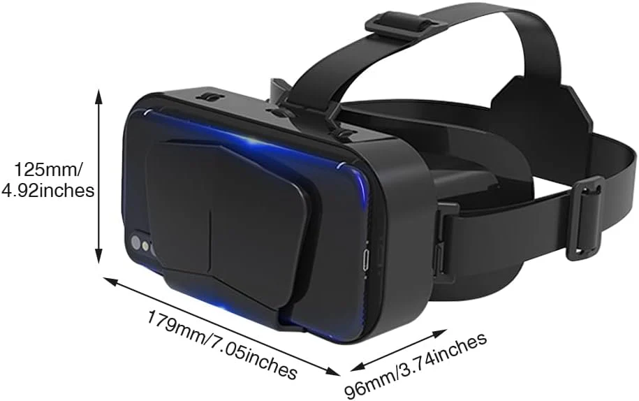 Lentes de realidad virtual 3D SUPVR, gafas universales de realidad virtual con soporte para pantalla panorámica de 360°- - Image 9