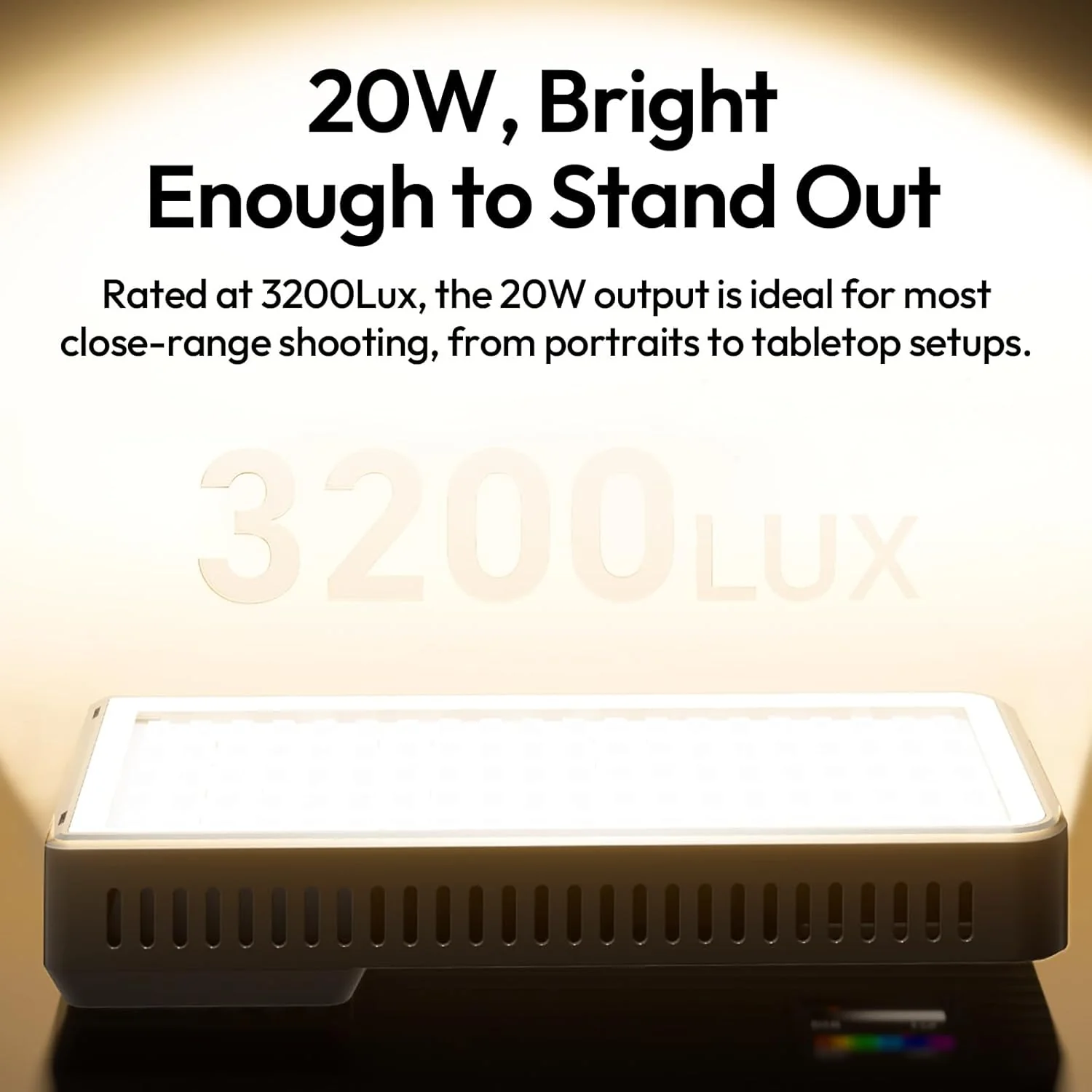 ULANZI Panel de luz LED RGB K20 - Image 3