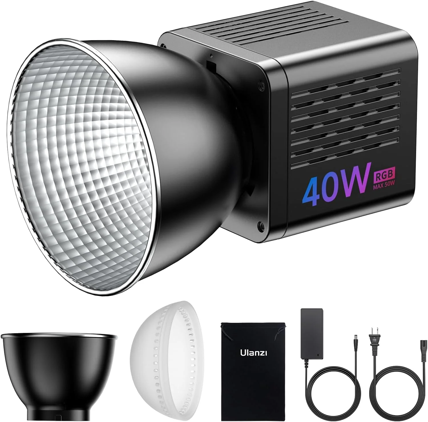 ULANZI Luz de Video LED RGB Portátil de 40W Pro