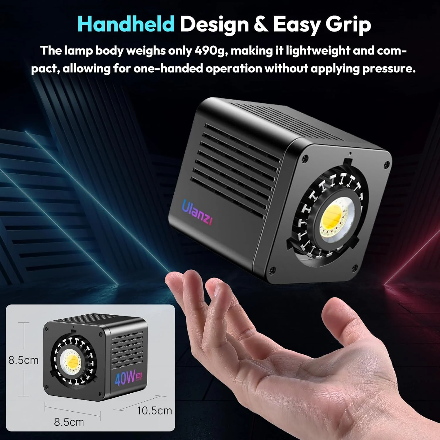 ULANZI Luz de Video LED RGB Portátil de 40W Pro - Image 6