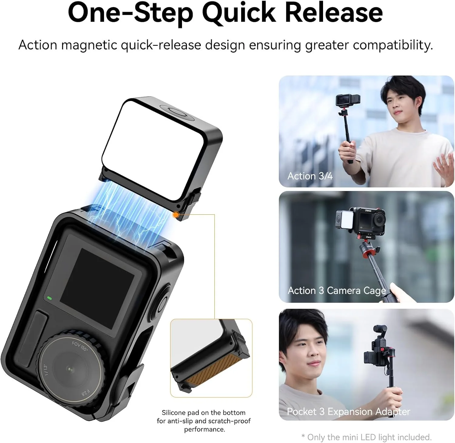 ULANZI LM18 - Luz LED Mini para Vlogging de Acción - Image 2
