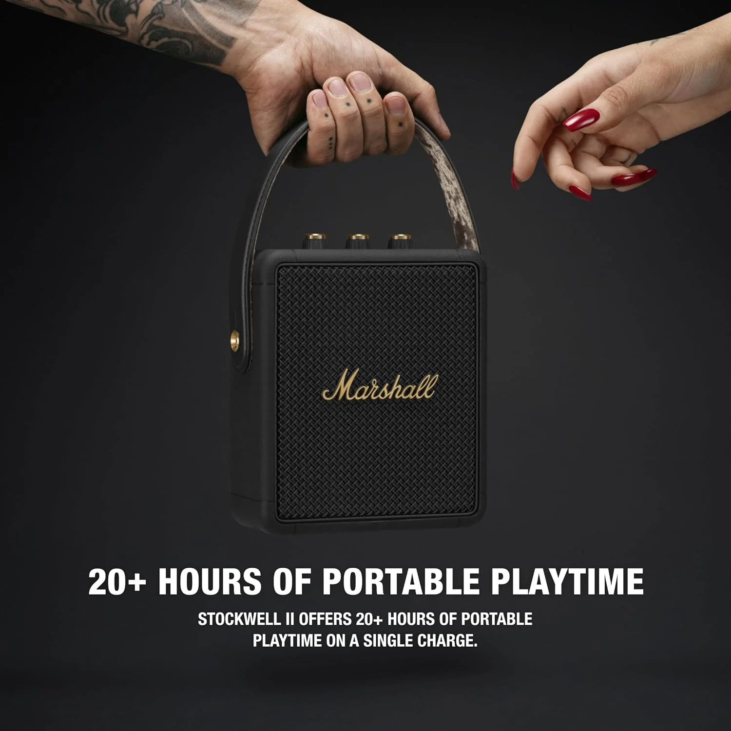 Marshall Stockwell II | Altavoz Portátil con Asa de Guitarra y Sonido 360° - Image 2