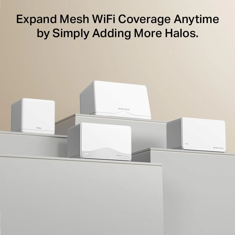 Mercusys Halo H25BE | Sistema Mesh Wi-Fi 7 BE3600 | Cobertura Total - Image 8