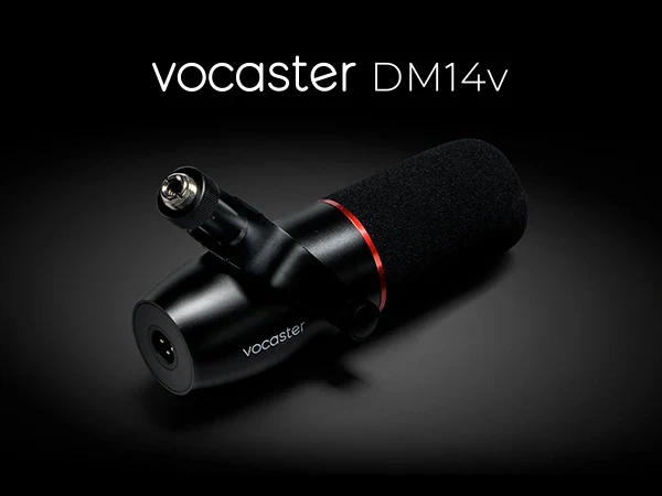 Micrófono Dinámico Focusrite Vocaster DM14v – Calidad Broadcast para Podcast con Filtro Anti-Pop Integrado - Image 3