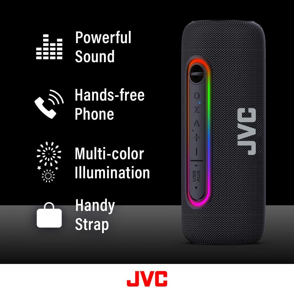 Parlante Bluetooth Portátil TWS | Luces LED y IPX5 - Image 2