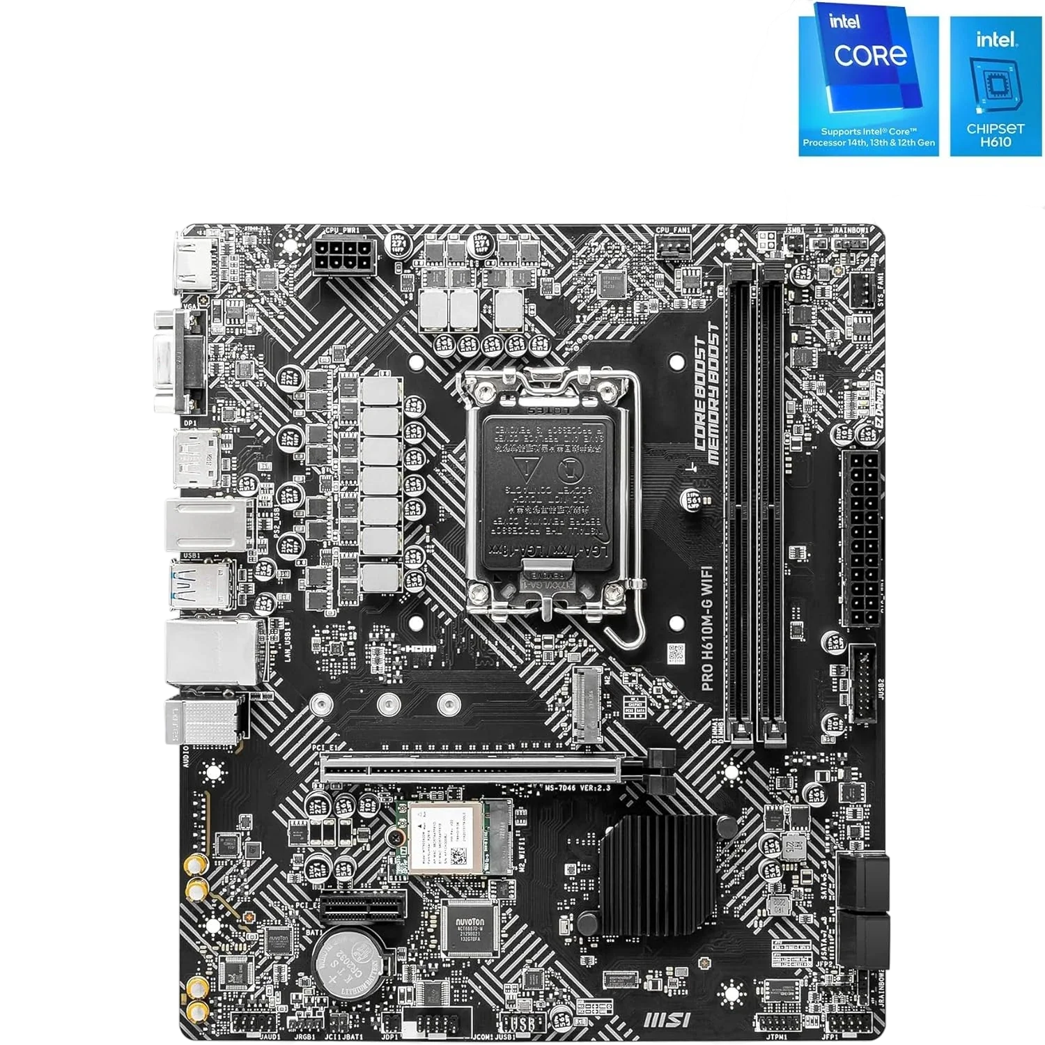 PRO H610M-G WIFI Placa Madre - Image 2