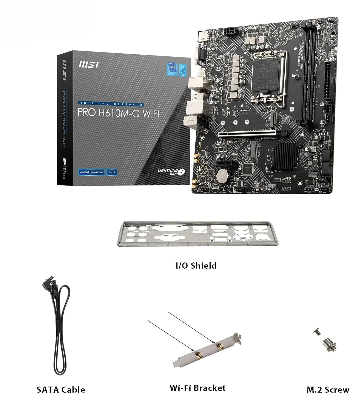 PRO H610M-G WIFI Placa Madre - Image 7