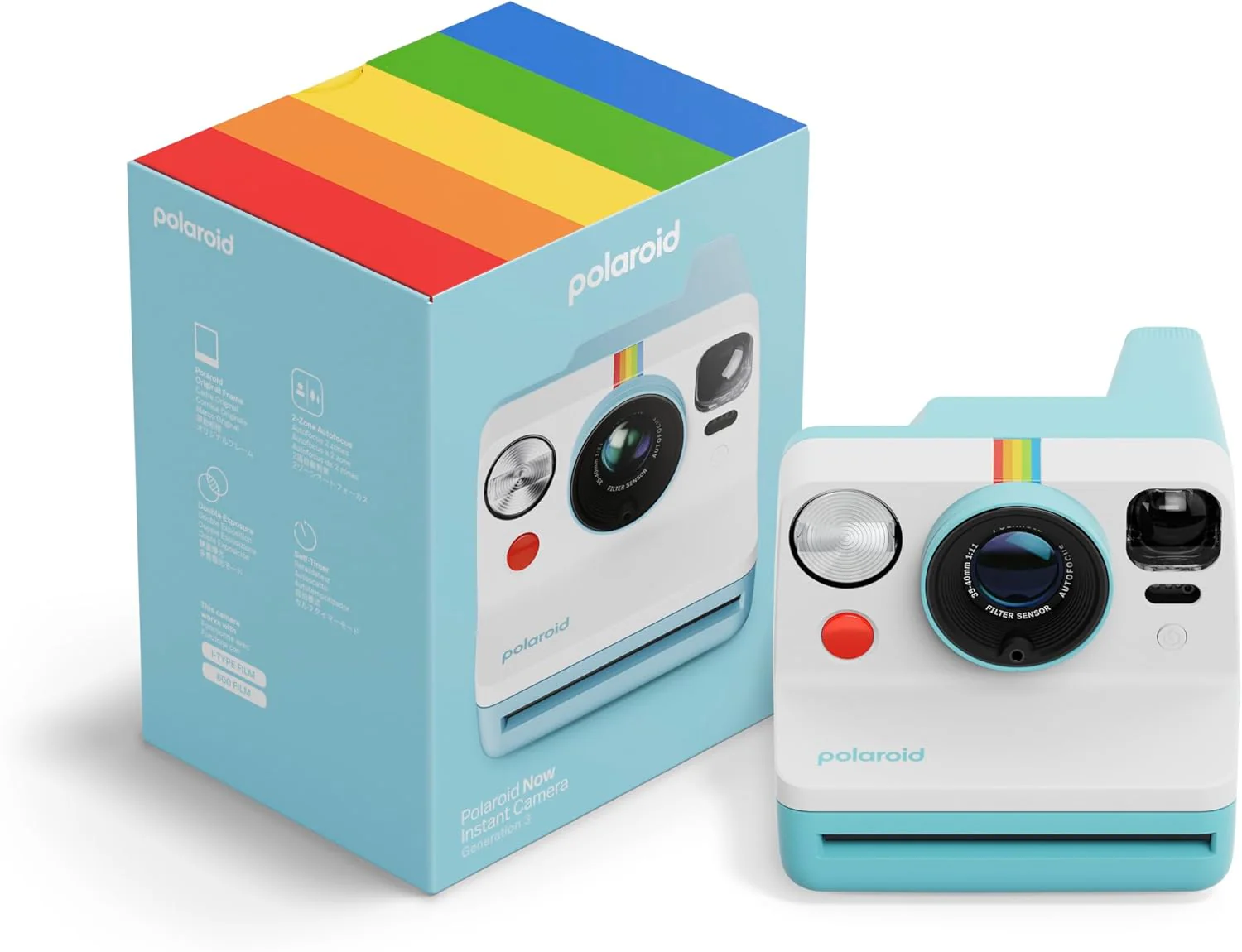 Polaroid Now Gen 3 - Cámara Instantánea, Autodisparador, Enfoque Automático, Doble Exposición y Carga USB-C - Image 9