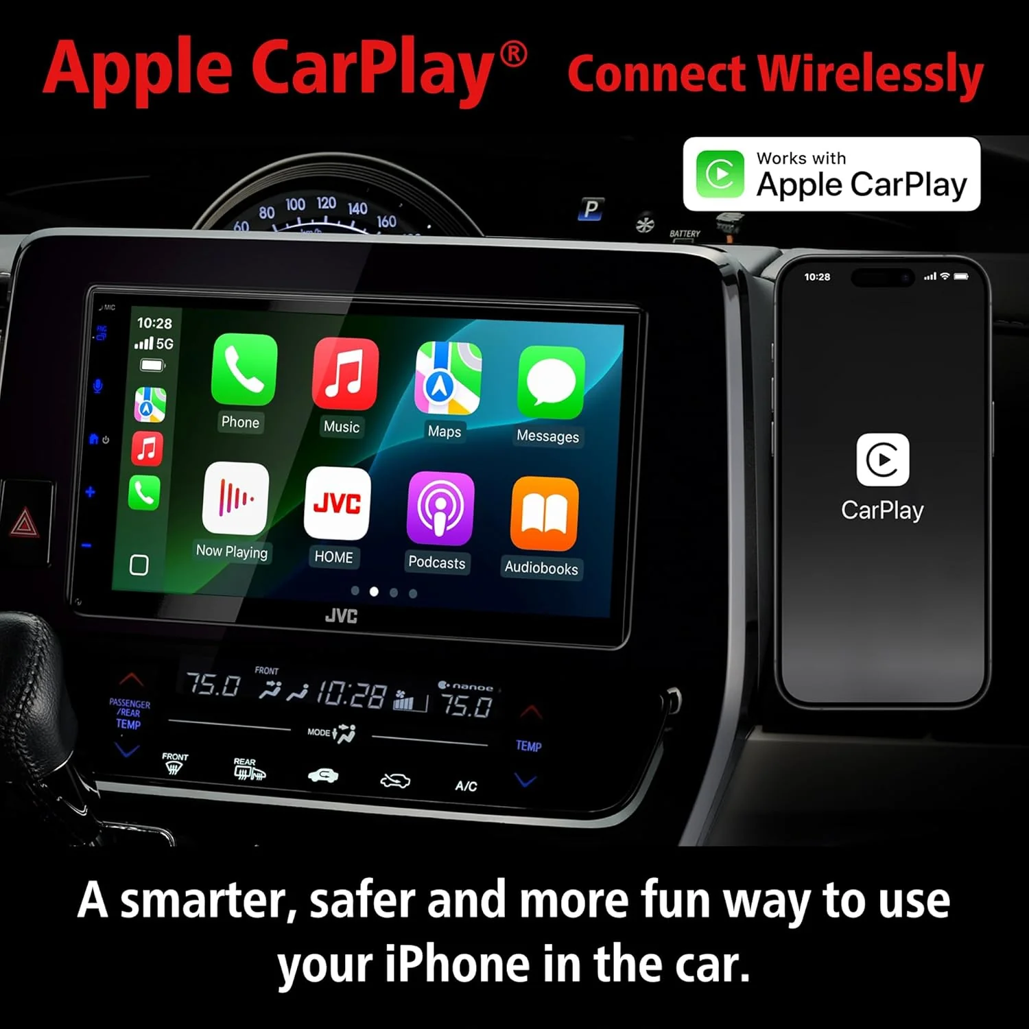 Radio Auto 6.8" | CarPlay y Android Auto Inalámbrico - Image 2
