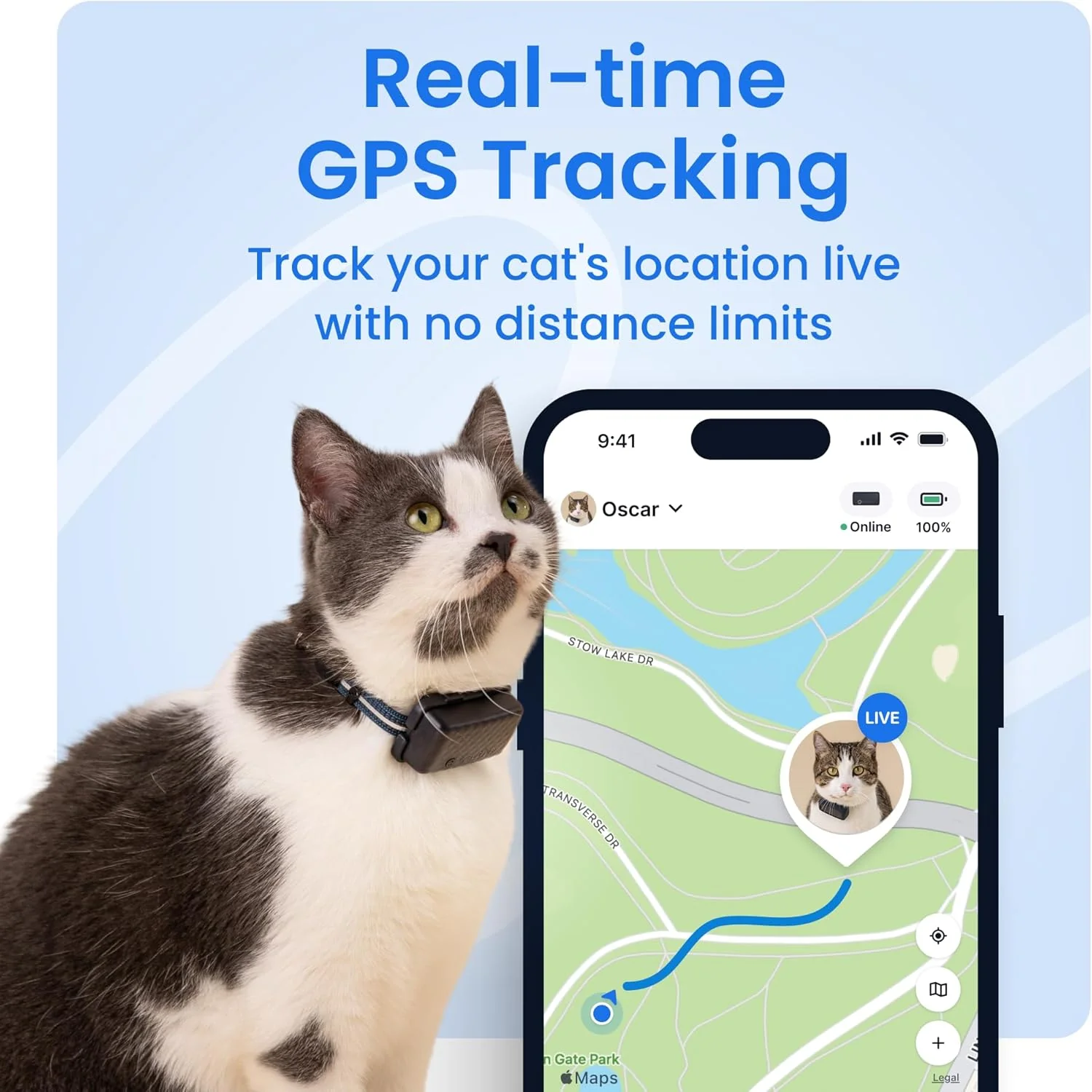 Rastreador GPS inteligente para gatos - Tractive - Image 2