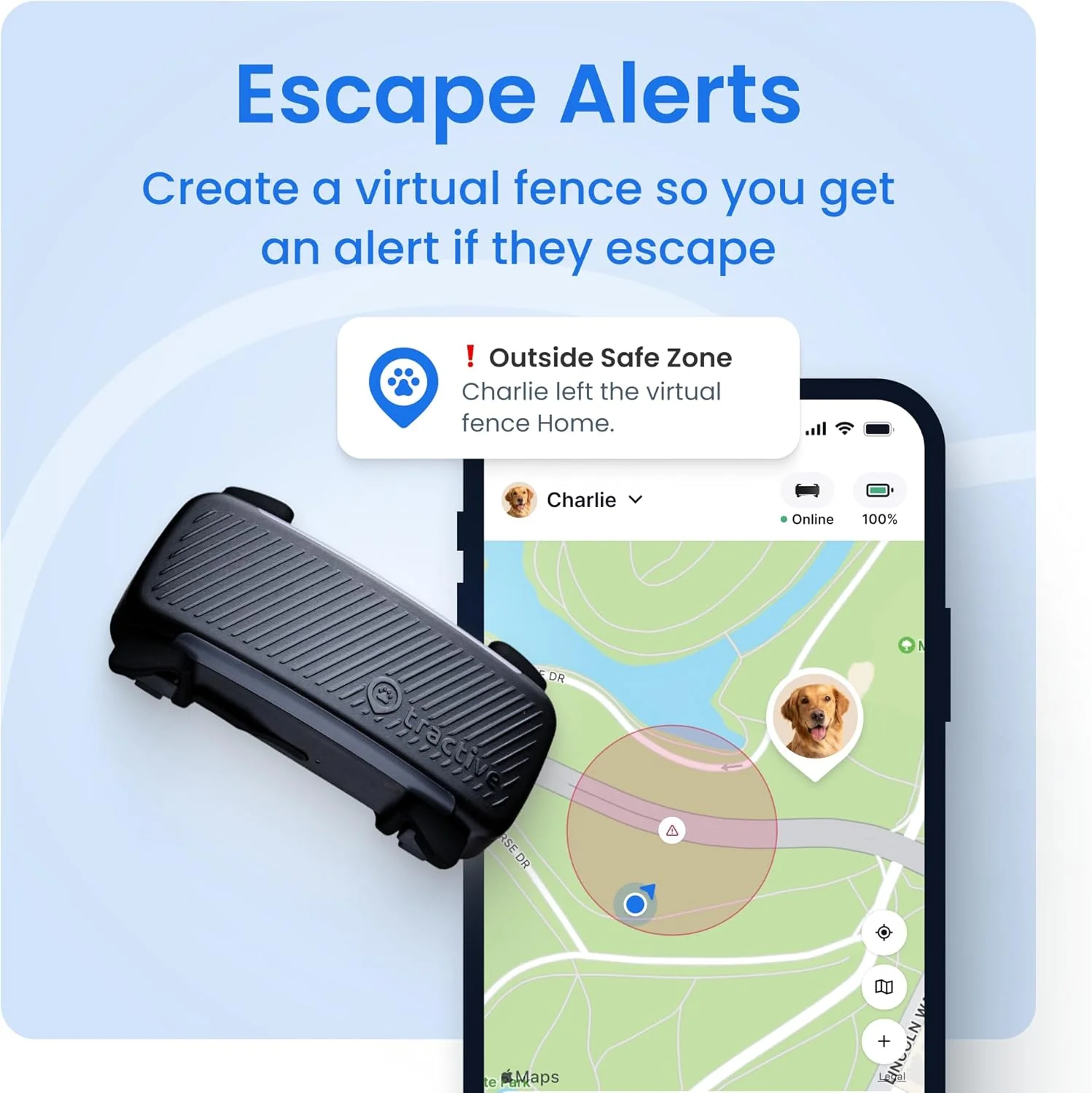 Collar GPS Tractive: Localizador y Salud Animal - Image 3