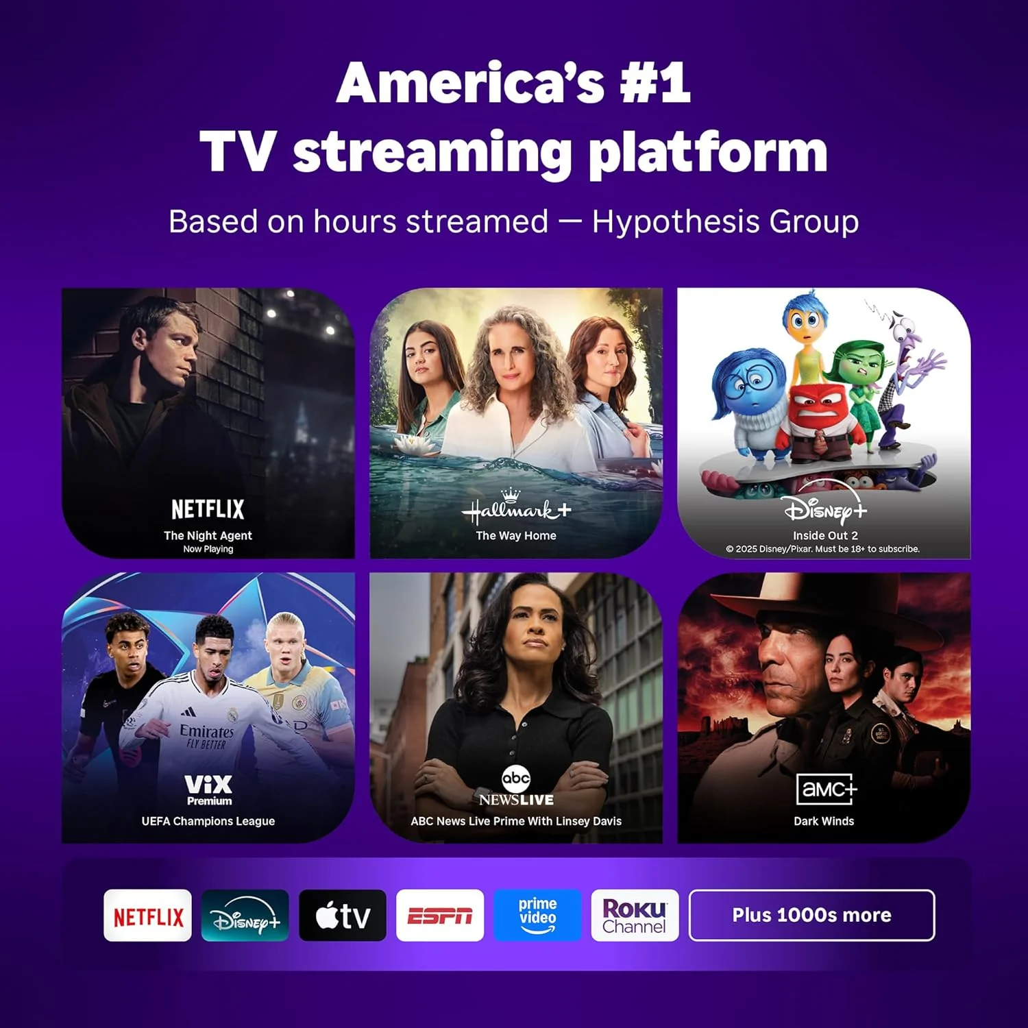 Roku Streaming Stick Plus 2025 - Dispositivo de transmisión Roku 4K y HDR para TV con control remoto por voz - TV gratis y en vivo - Image 2