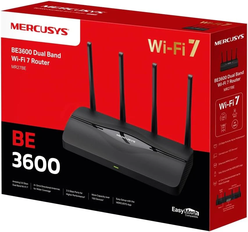 Router Mercusys MR27BE | Wi-Fi 7 BE3600 y Puertos 2.5G - Image 7