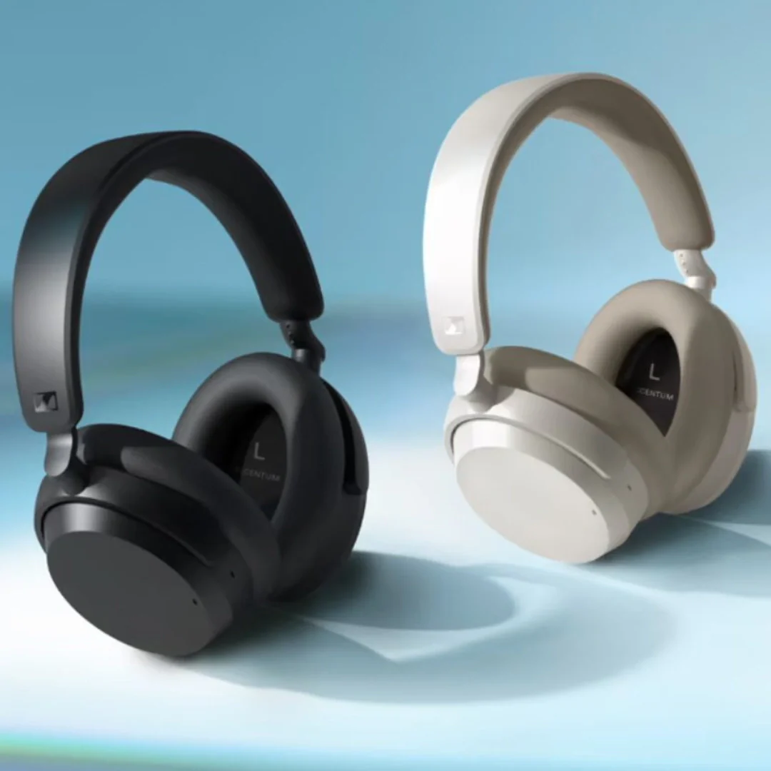 Sennheiser ACCENTUM plus Wireless Auriculares Con Bluetooth - Audio Función De Carga Rápida, Autonomía De 50 Horas Y Cancelación De Ruido Activa Híbrida Adaptativa - Blanco - Image 5