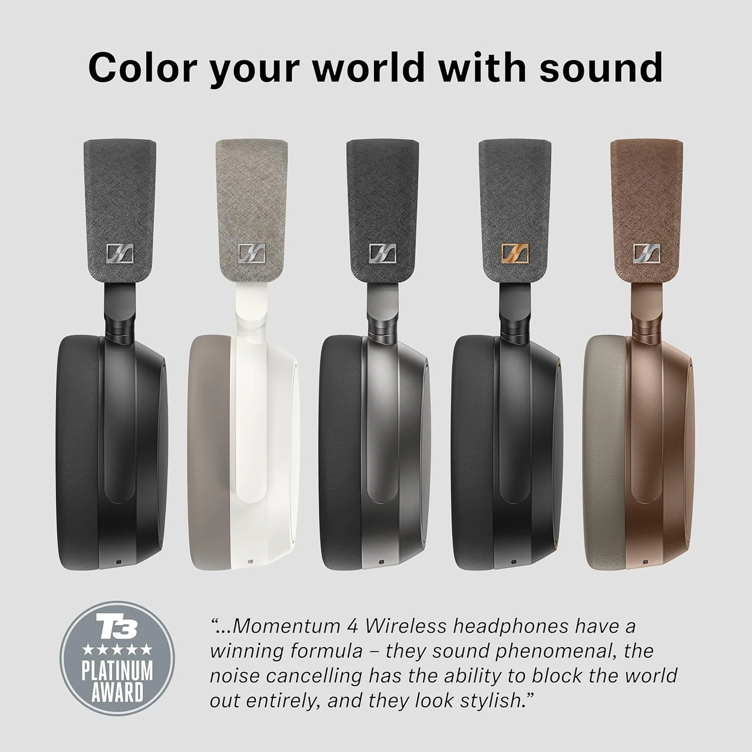 Sennheiser MOMENTUM 4 Wireless: Auriculares Over-Ear Bluetooth con Cancelación de Ruido Adaptativa, 60h de Batería y Sonido Personalizable - Image 11