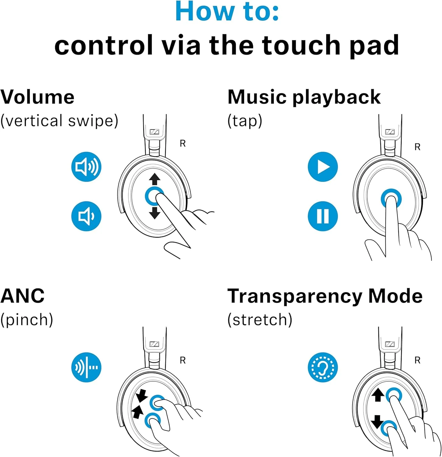 Sennheiser MOMENTUM 4 Wireless: Auriculares Over-Ear Bluetooth con Cancelación de Ruido Adaptativa, 60h de Batería y Sonido Personalizable - Image 14