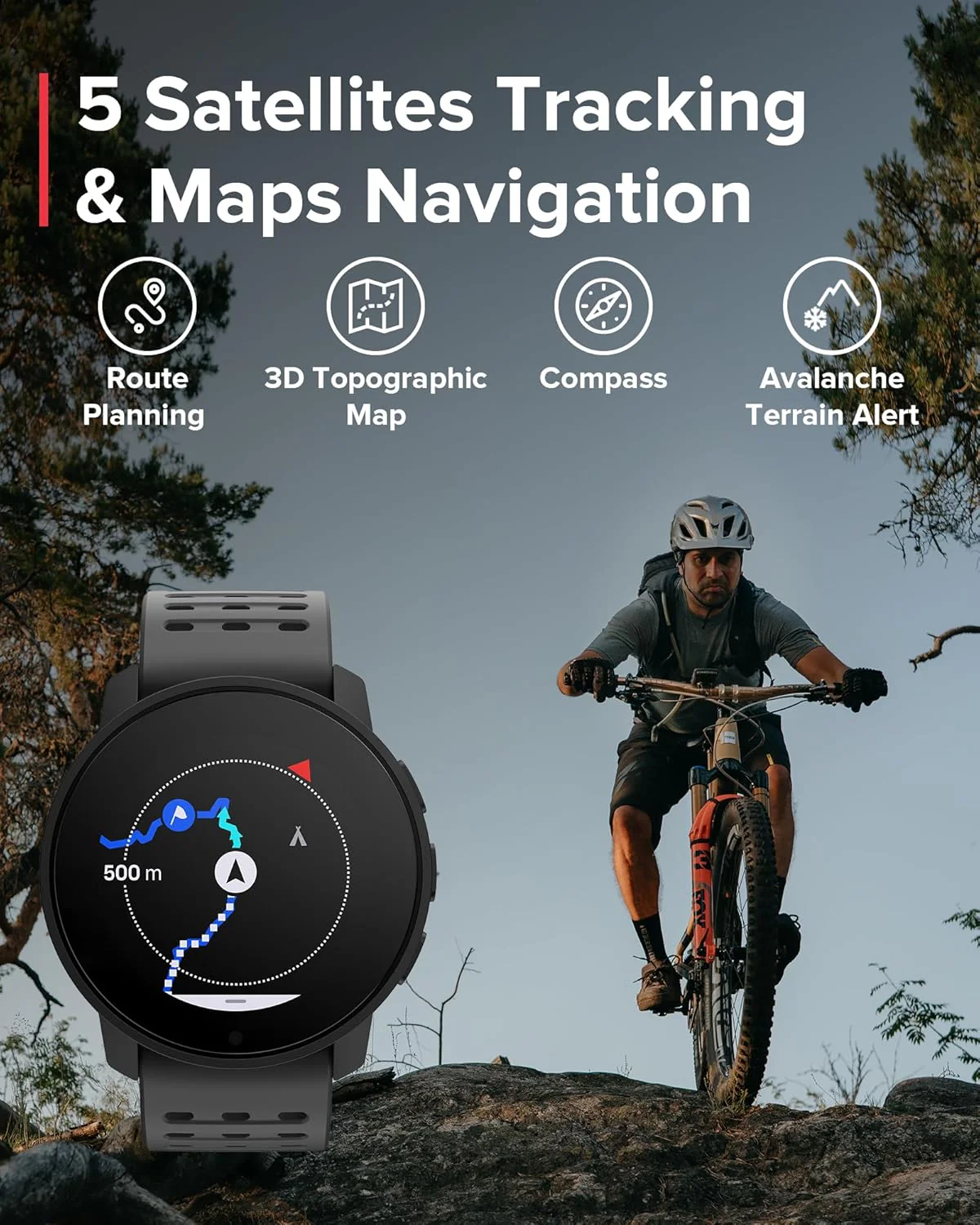 Suunto Reloj GPS 9 Peak Pro – Cristal de Zafiro, Batería 40h/300h y Resistencia Militar - Image 4