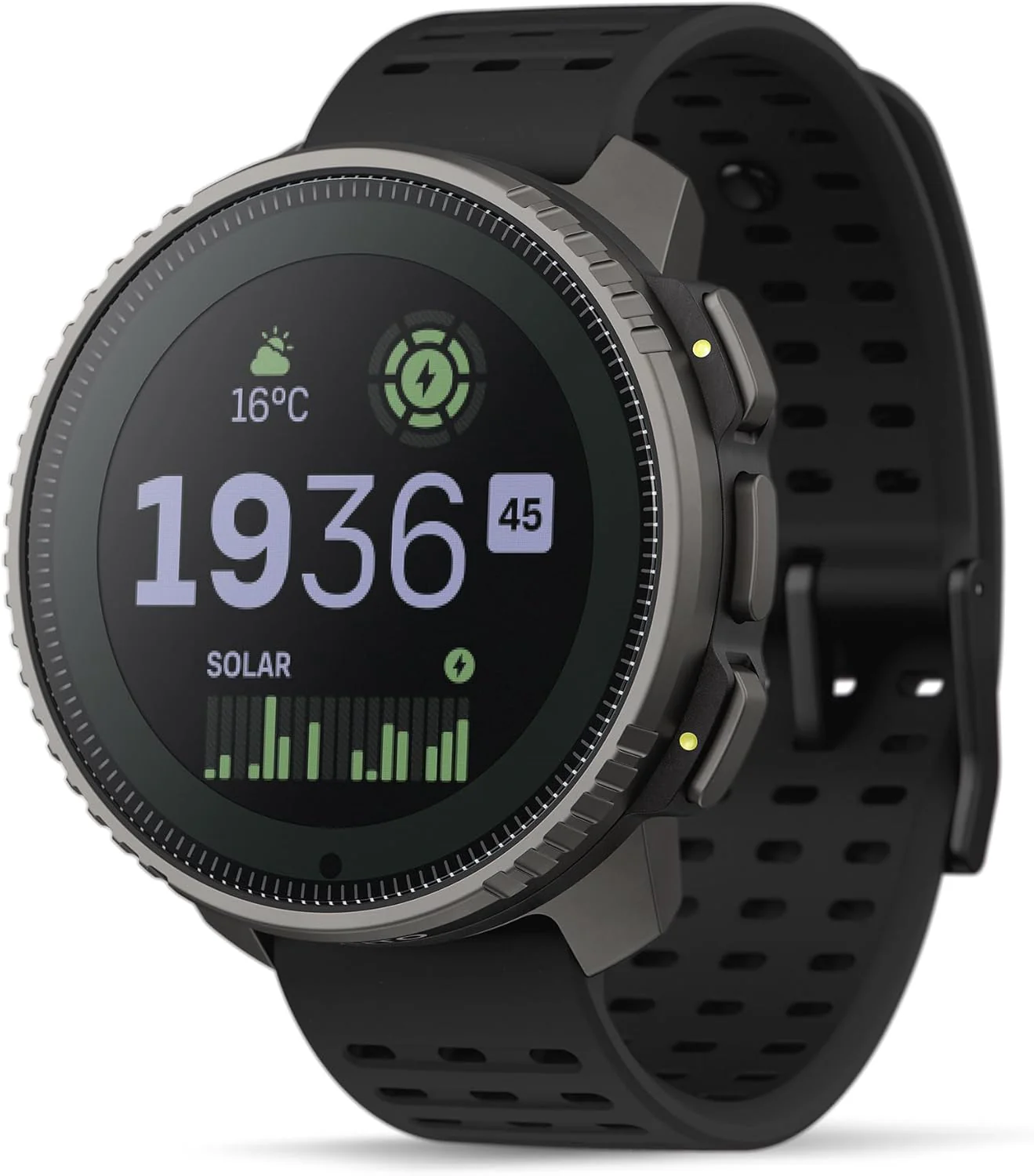 Suunto Reloj GPS Vertical Solar – Mapas Offline, Dual-Band y Carga Solar