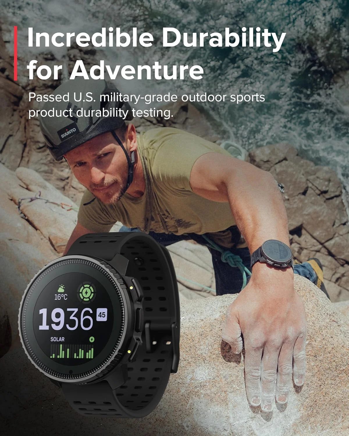 Suunto Reloj GPS Vertical Solar – Mapas Offline, Dual-Band y Carga Solar - Image 10