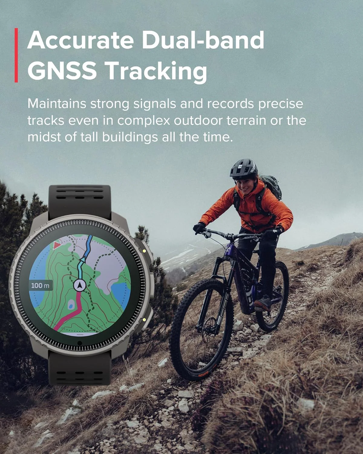 Suunto Reloj GPS Vertical Solar – Mapas Offline, Dual-Band y Carga Solar - Image 2