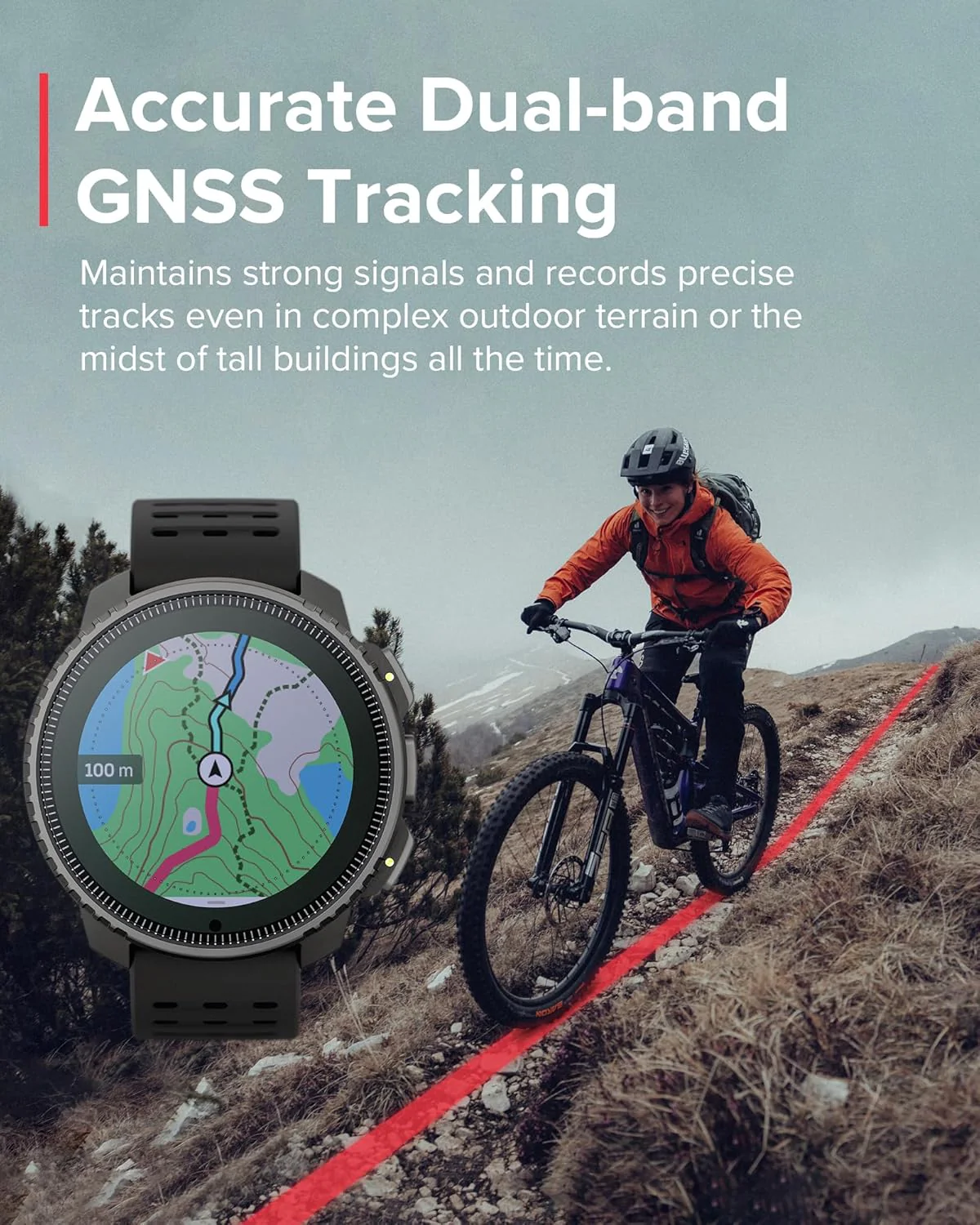 Suunto Reloj GPS Vertical Solar – Mapas Offline, Dual-Band y Carga Solar - Image 7
