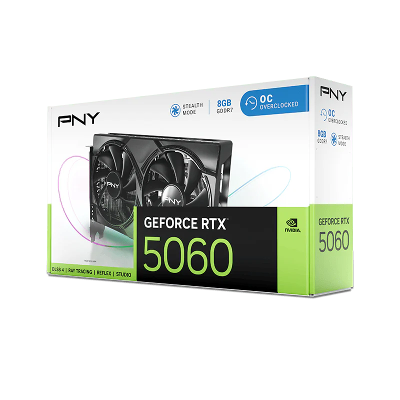 PNY GeForce RTX 5060 Overclocked Dual Fan GPU - Image 2