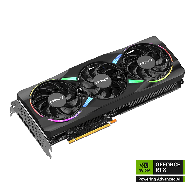 PNY GeForce RTX 5070 12GB ARGB EPIC-X RGB Overclocked Triple Fan GPU - Image 3