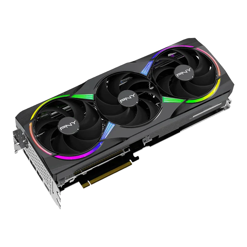PNY GeForce RTX 5080 16GB ARGB Overclocked Triple Fan GPU - Image 2