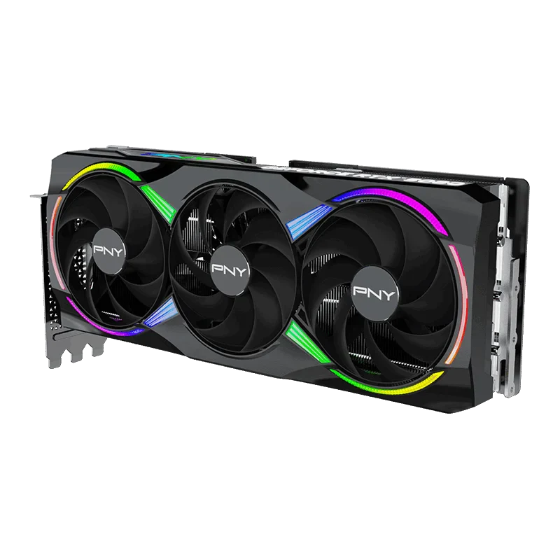 PNY GeForce RTX 5080 16GB ARGB Overclocked Triple Fan GPU - Image 5