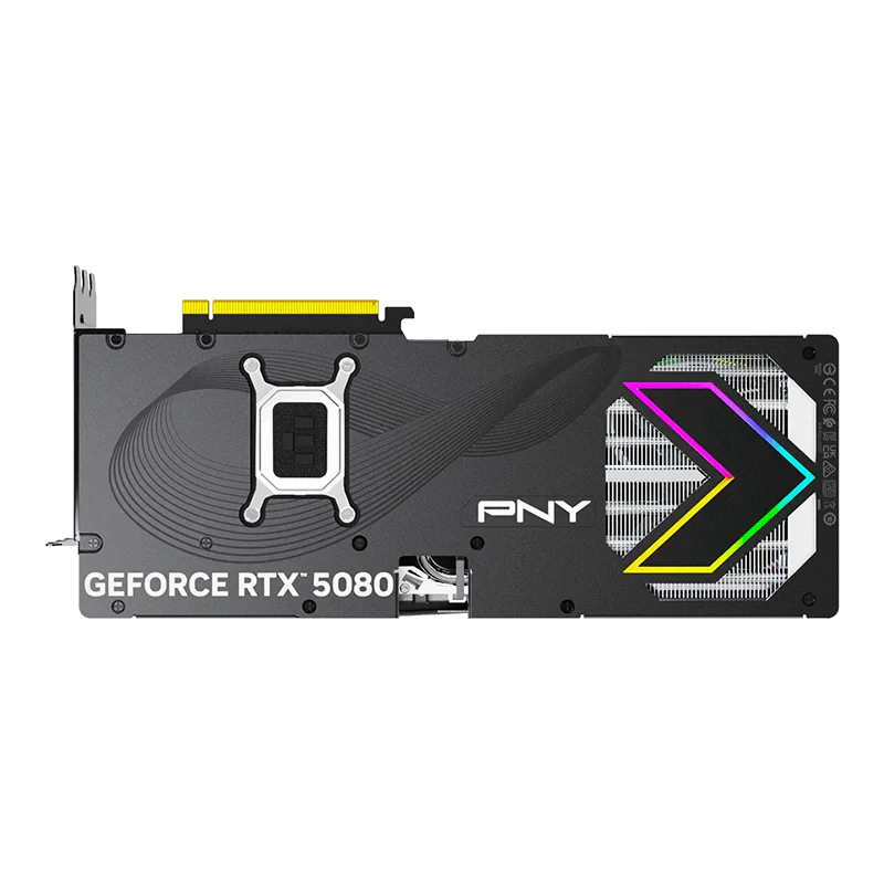 PNY GeForce RTX 5080 16GB ARGB Overclocked Triple Fan GPU - Image 7
