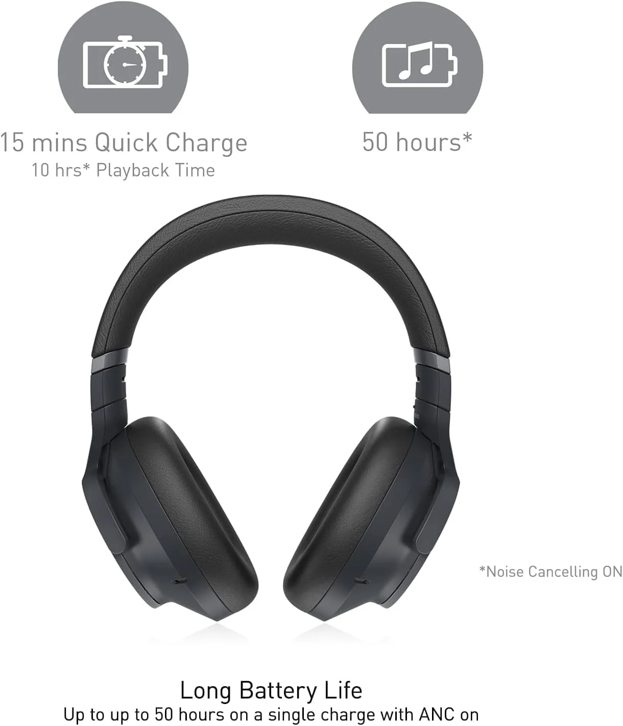 Technics Audífonos EAH-A800 – Noise Cancelling Híbrido, Sonido Hi-Fi y Batería 50h - Image 7