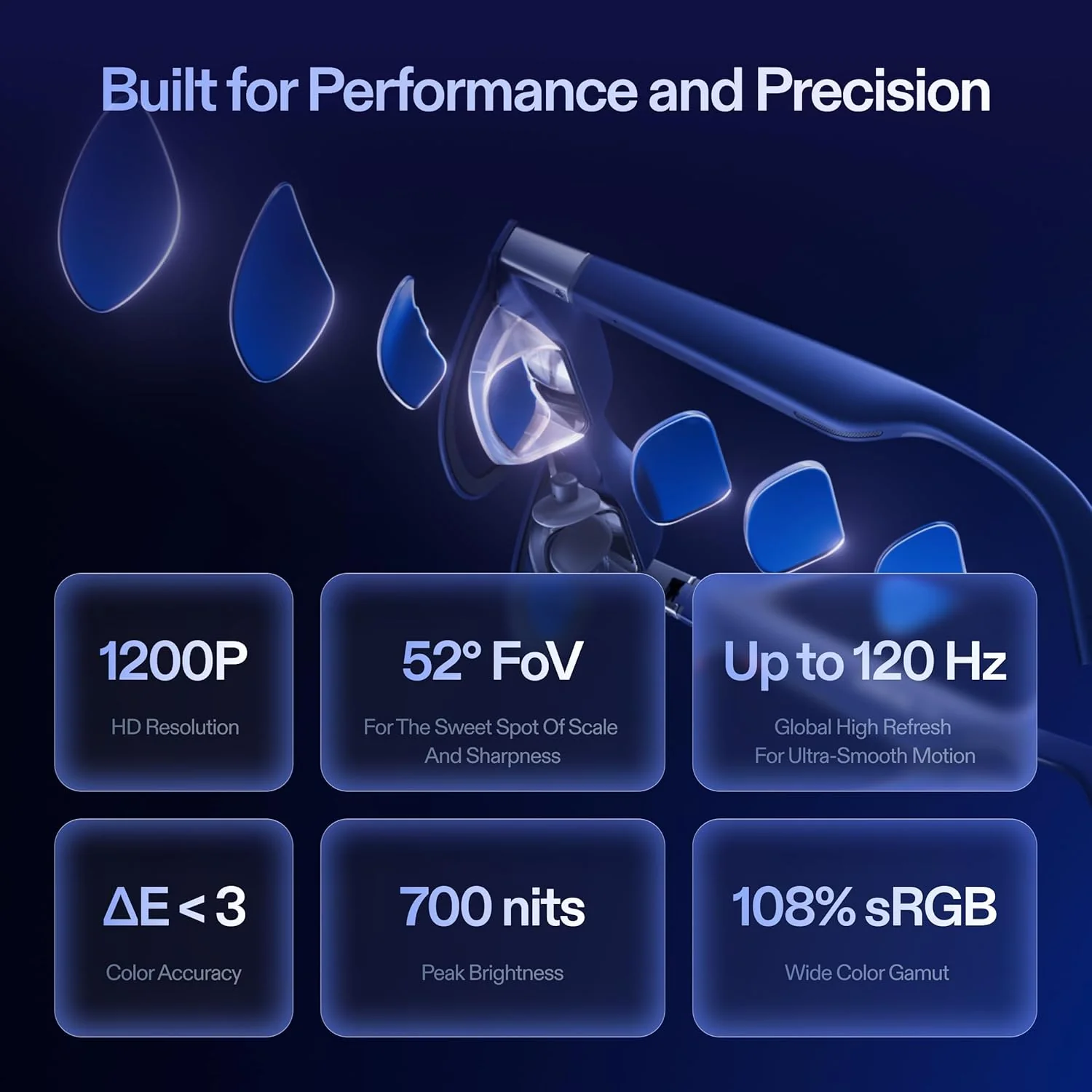 XREAL 1S Lentes de Realidad Virtual de 500" con Chip X1, Sonido Bose y 120Hz - Image 3